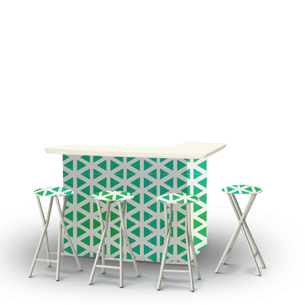 Best of Times Bar Set with Stools Wayfair